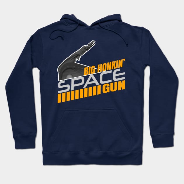 Colonel Jack O'Neill (With Two Ls) Big Honkin' Space Gun Quote Hoodie by Meta Cortex